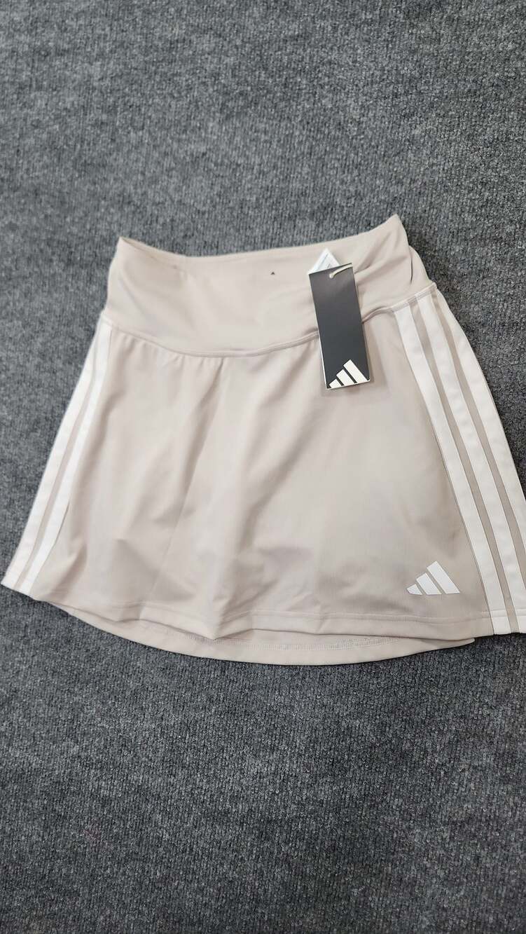 adidas Climacool 3-Stripe Tennis Skort Beige Size S
